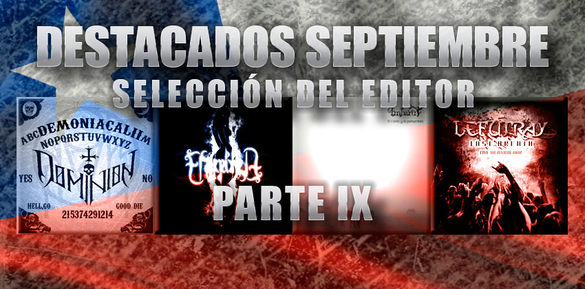 Destacados IX ~ Seleccion del Editor ~ 2016-09
