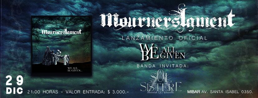 Mourners Lament junto a Sol Sistere en MiBar