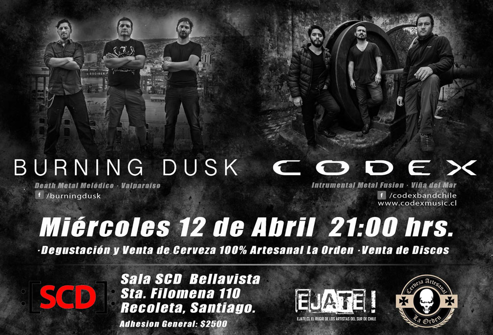 Burning Dusk Junto a Codex en la SCD