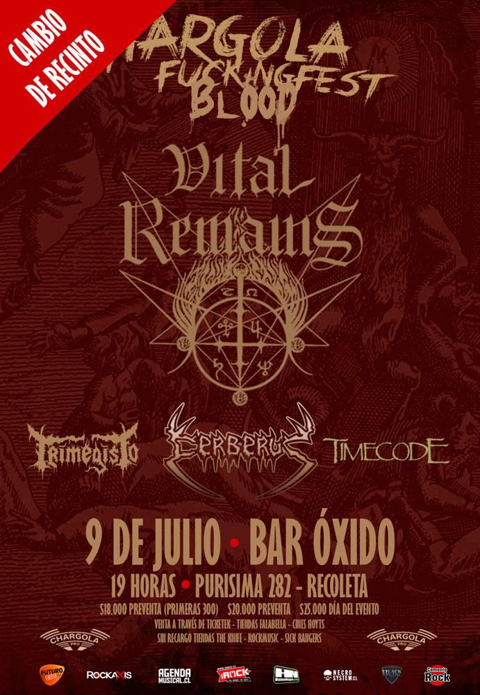 Vital Remains en Chile