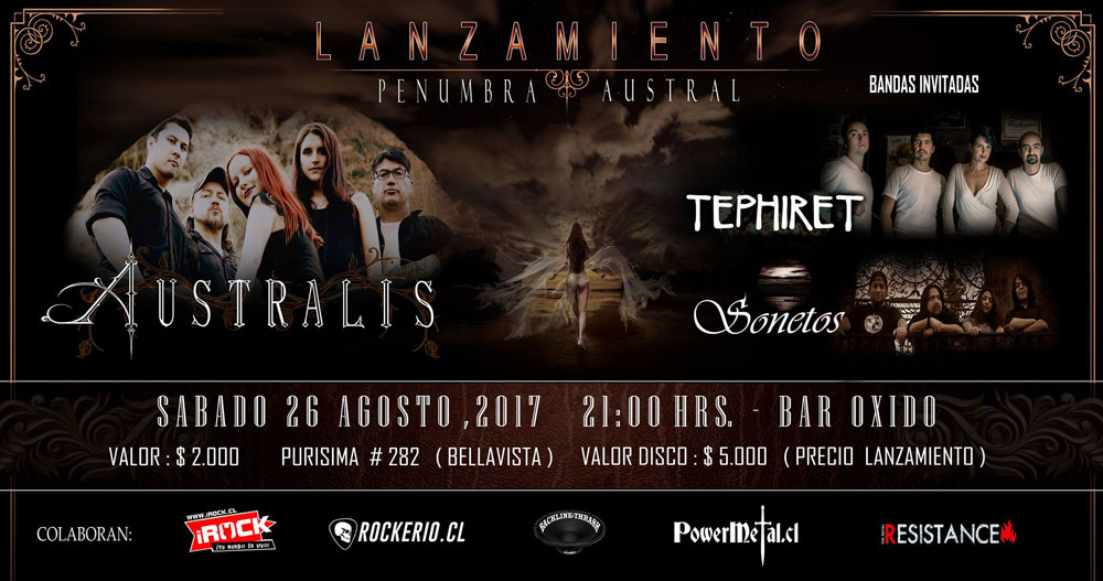 Lanzamiento "Penumbra Austral" de Australis