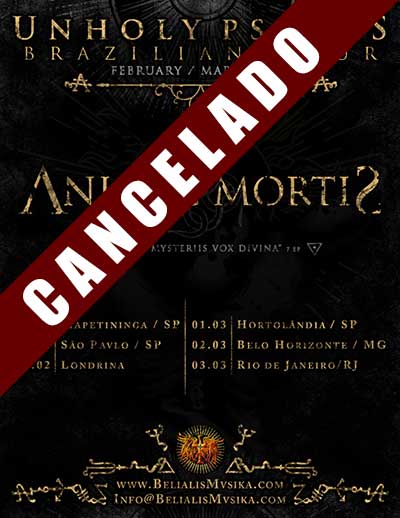 Tour Animus Mortis Cancelado