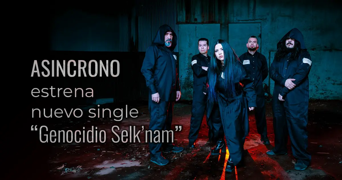Asíncrono estrena su nuevo single “Genocidio Selk’nam”