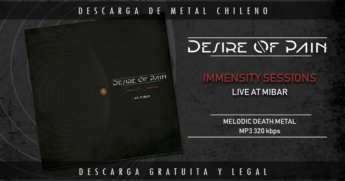 Desire of Pain ~ Immensity Sessions ~ Melodic Death Metal