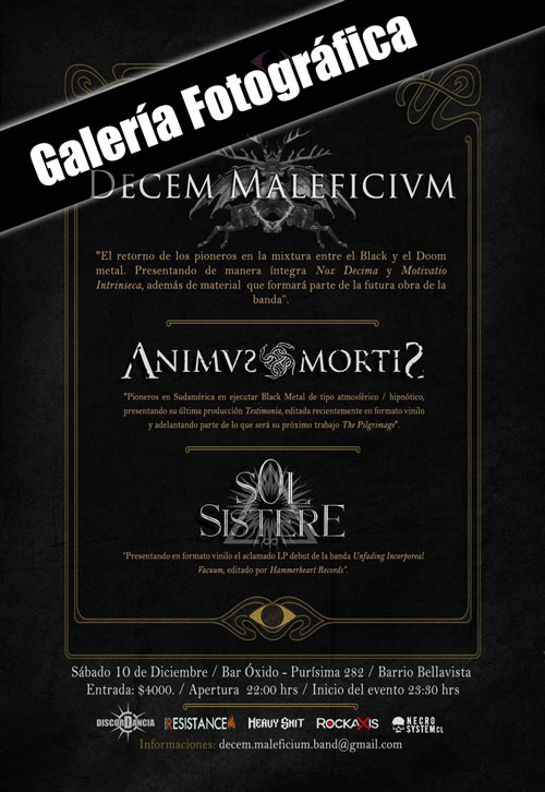Decem Maleficivum ~ Sol Sistere ~ Animvs Mortis