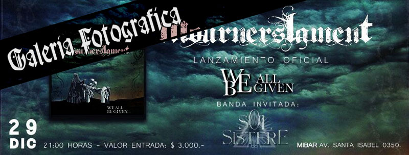 Mourners Lament junto a Sol Sistere en MiBar