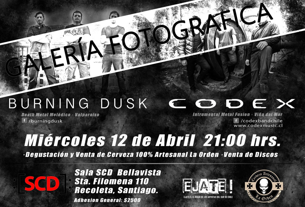 Burning Dusk y Codex en la SCD Bellavista