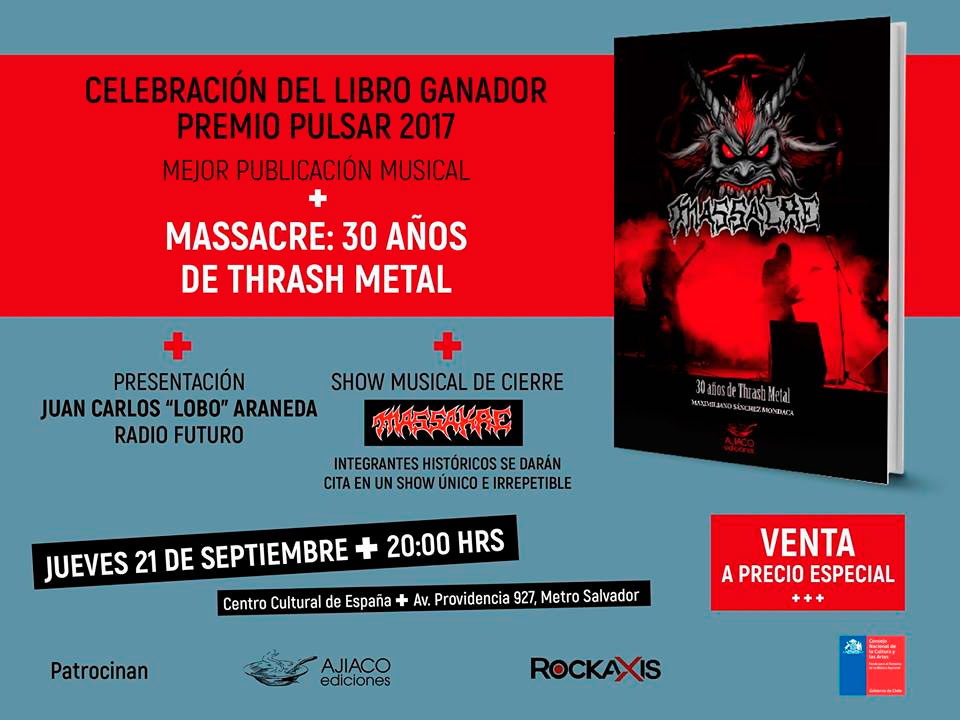 Celebracion Pulsar 2017: Massacre 30 años de Thrash Metal