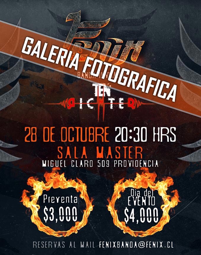 Fenix y Ten Richter en Sala Master - 28.10.2017