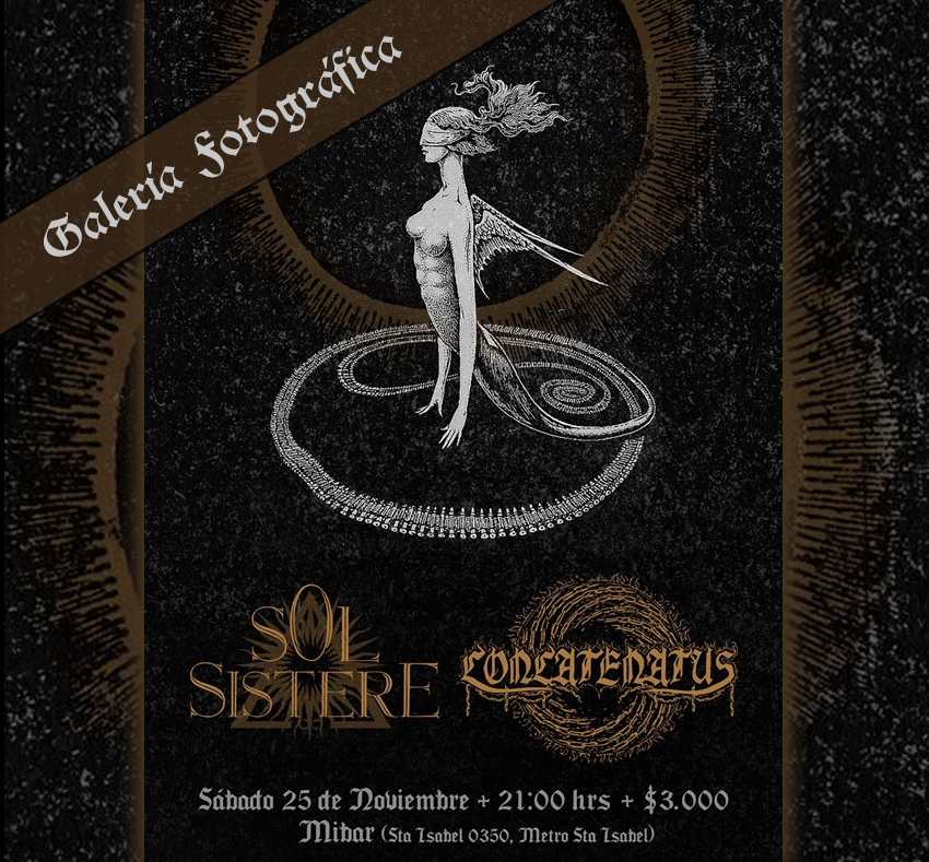 Sol Sistere y Concatenatus en MiBar - 25 nov