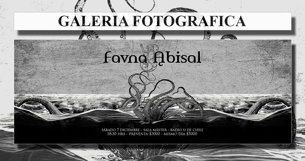 Favna Abisal en Sala Master - 07 de diciembre