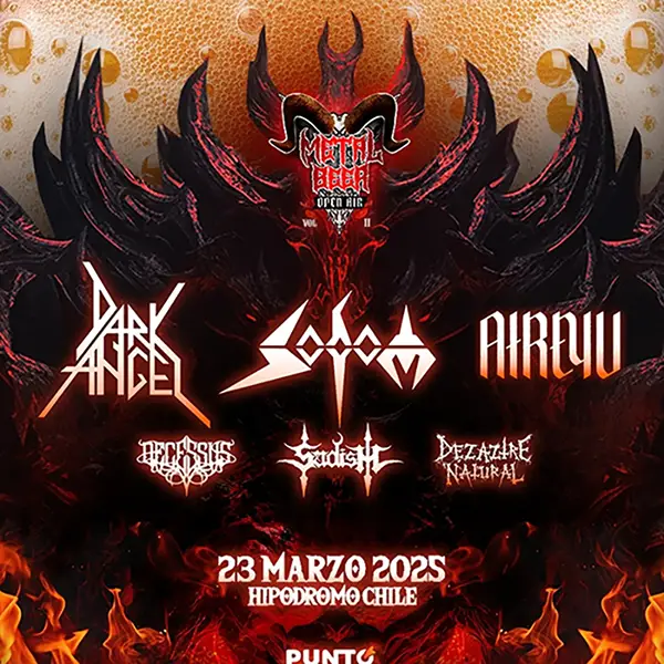 Metal Beer - 23 marzo. Hipodromo Chile. Santiago