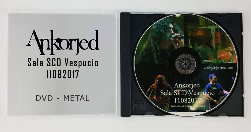 Ankorjed - u201cSala SCD Vespucio 11082017u201d - DVD - Metal