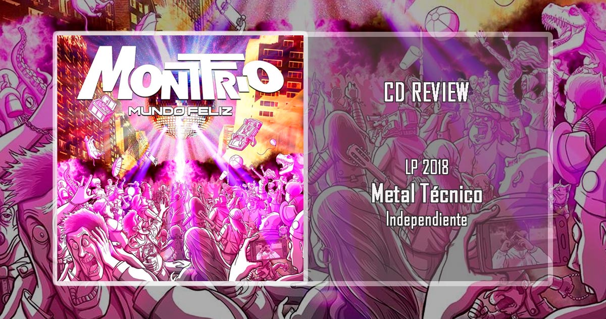Monttrio - Mundo Feliz - Metal Tecnico - LP 2018
