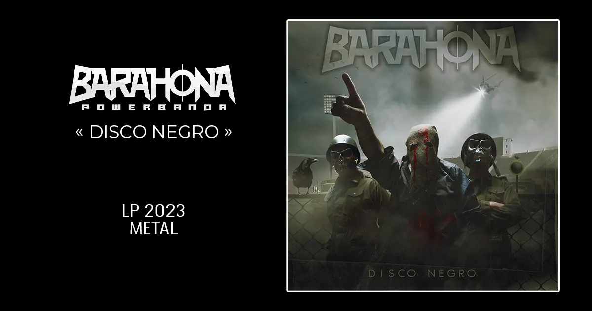 Barahona Power Banda: Disco Negro | LP 2023 - Heavy Thrash Metal