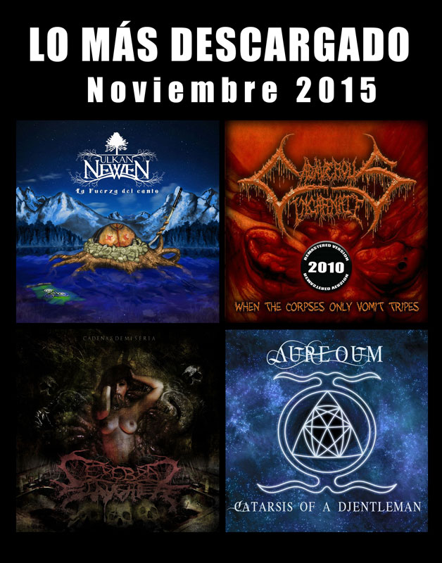 Los discos mas descargados en noviembre de 2015