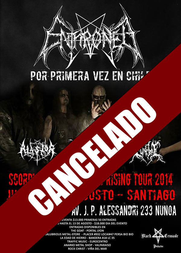 Enthroned Cancelado