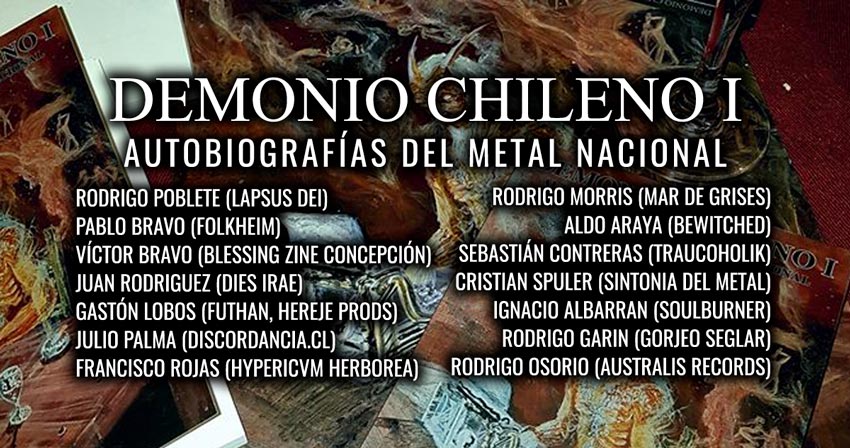 Demonio Chileno I: El nuevo libro del metal en Chile