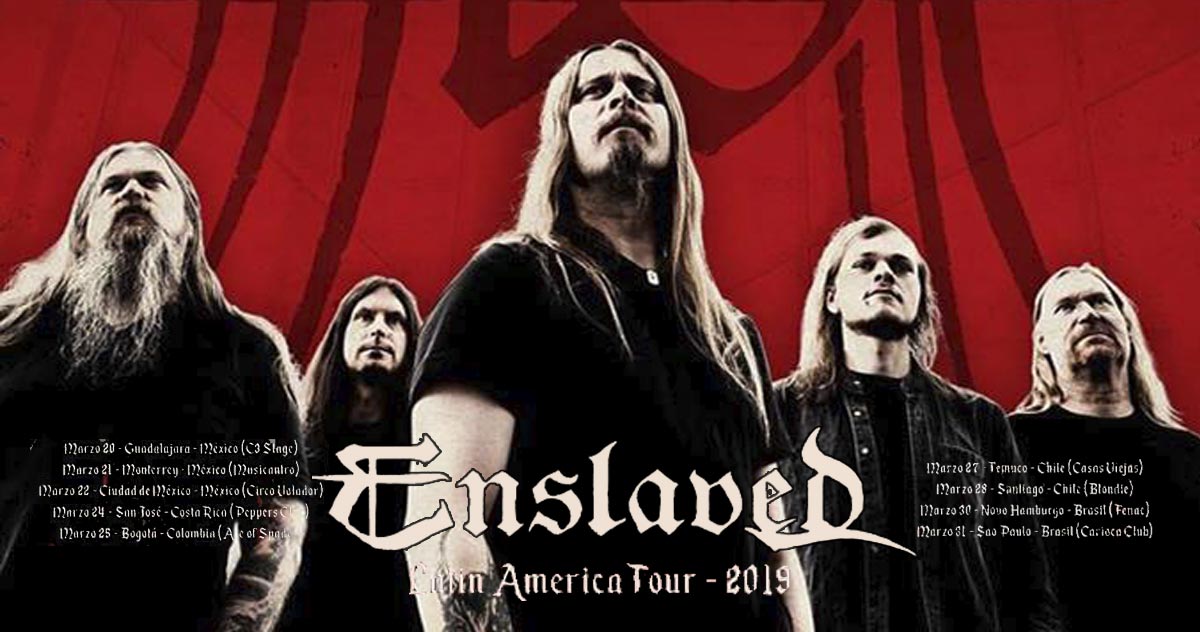 Enslaved se presentaru00e1 en Chile en marzo