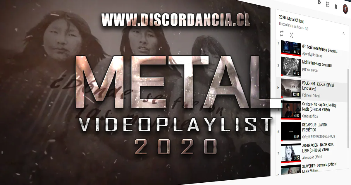 27-01-2020 - Primer Videometalplaylist de Discordancia