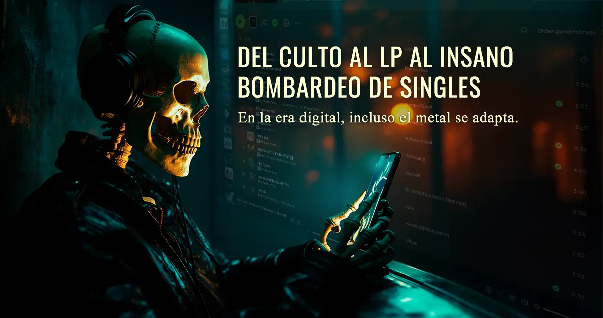 Del culto al LP al insano bombardeo de singles: En la era digital, incluso el Metal se adapta.