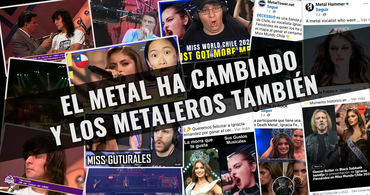 El Metal ha cambiado y los metaleros también