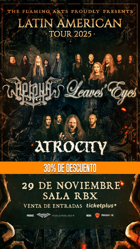 Nueva ubicación para concierto de Arkona, Leaves' Eyes y Atrocity. Se cambia a Sala RBX