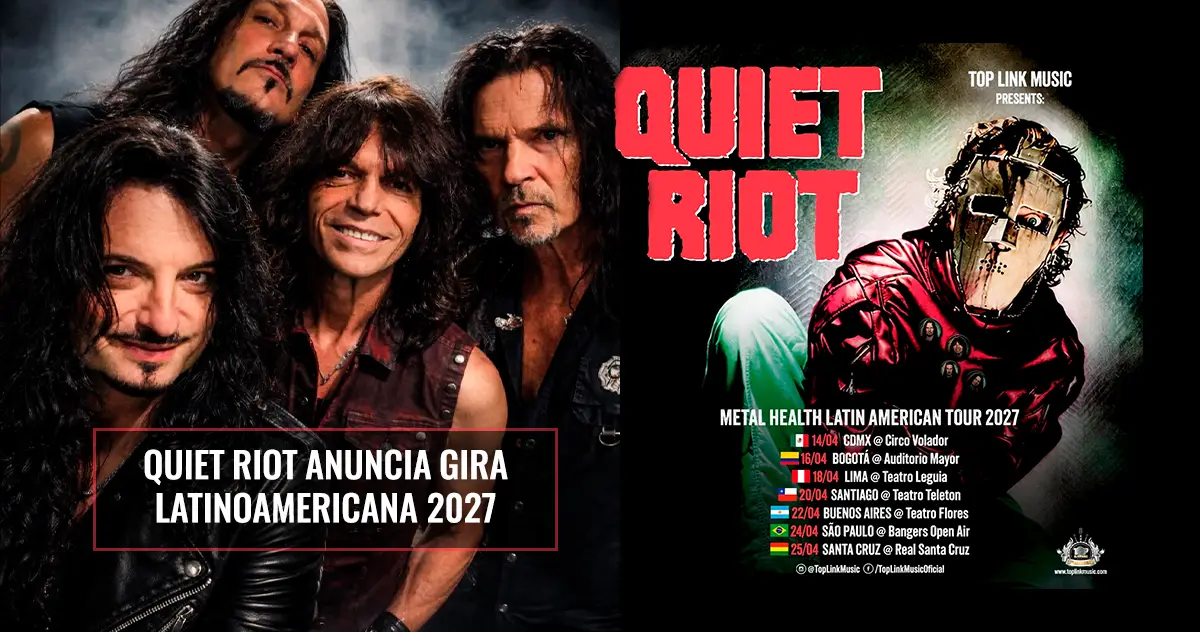 Quiet Riot anuncia gira latinoamericana para 2027