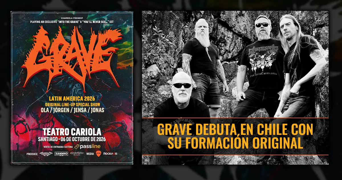 Grave Debuta en Chile con su Formación Original