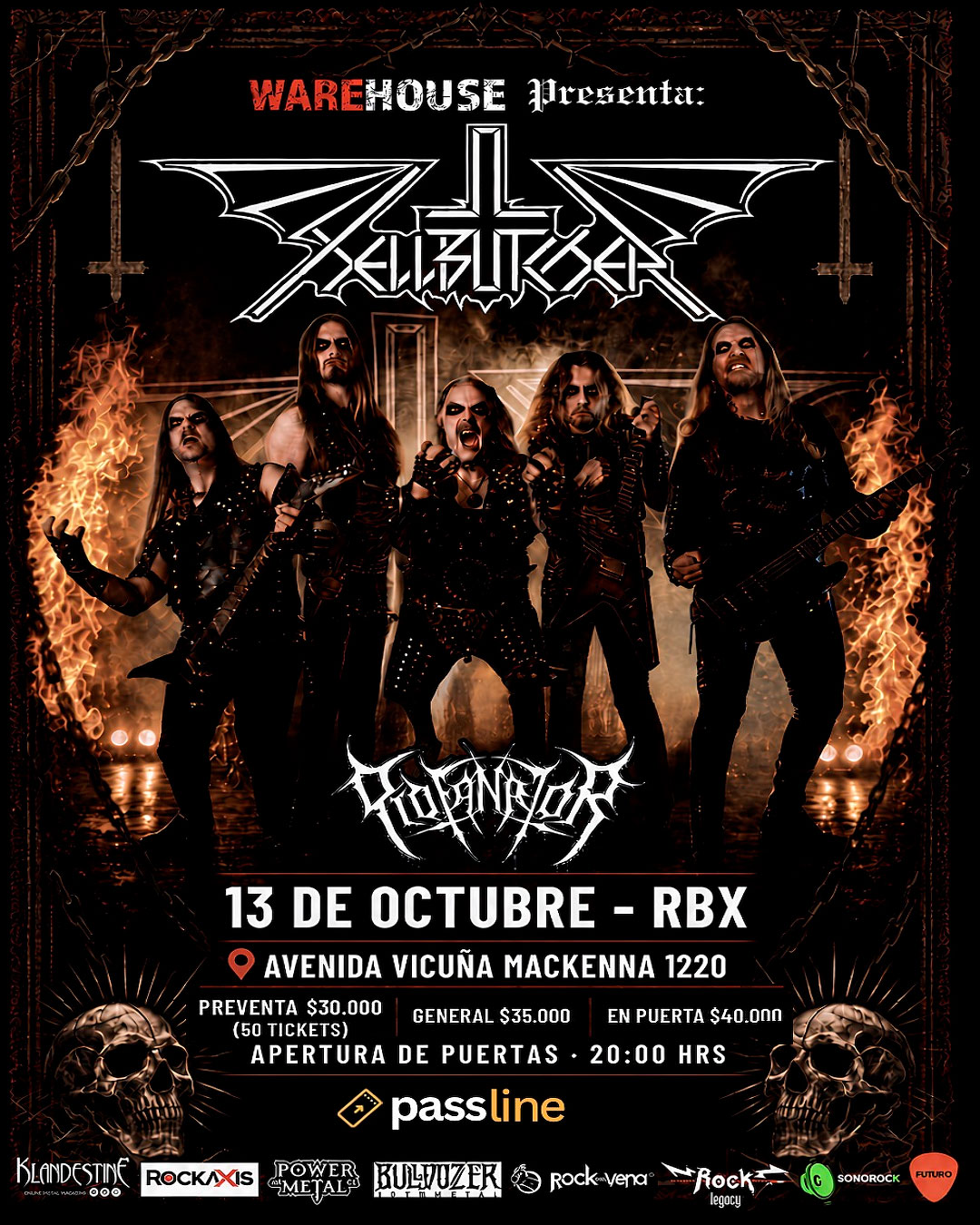 Hellbutcher en Chile afiche