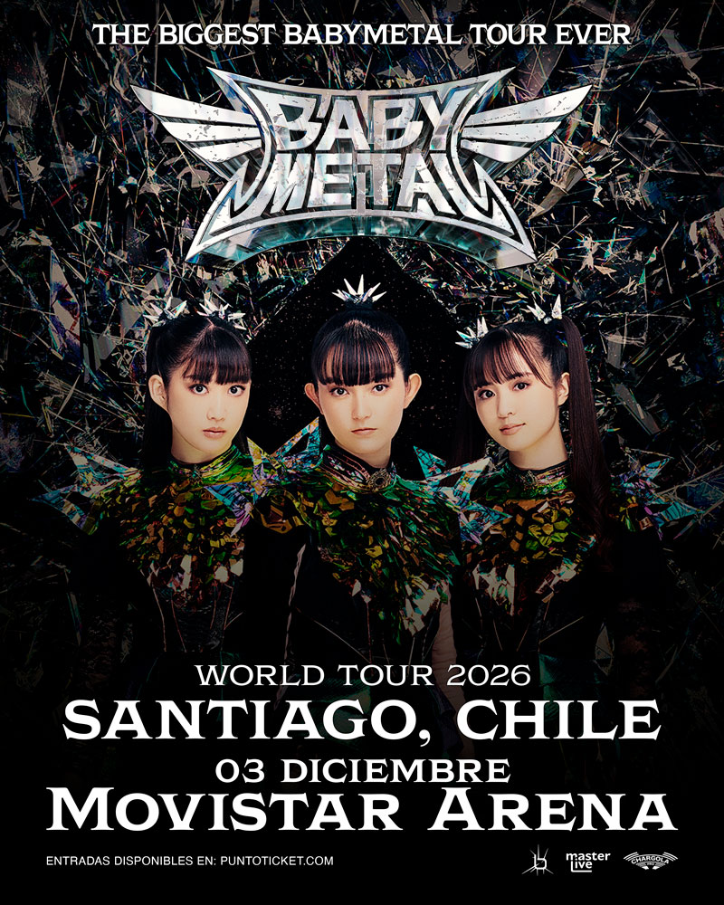BABYMETAL vuelve  a Chile en diciembre