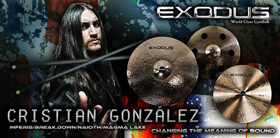 Baterista Cristian Gonzalez