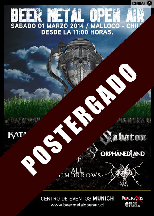 Beer Metal Open Air Postergado