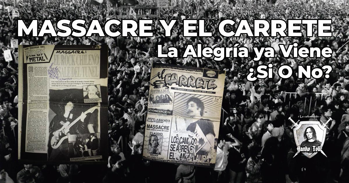 Yanko Tolic | Massacre y El Carrete: La Alegría ya Viene u00bfSi O No?