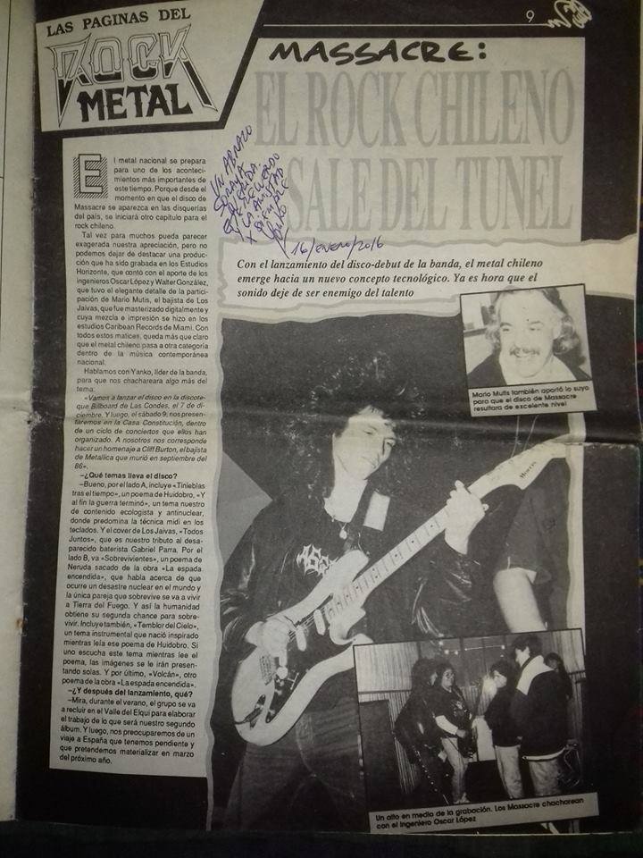 Revista El Carrete - Massacre