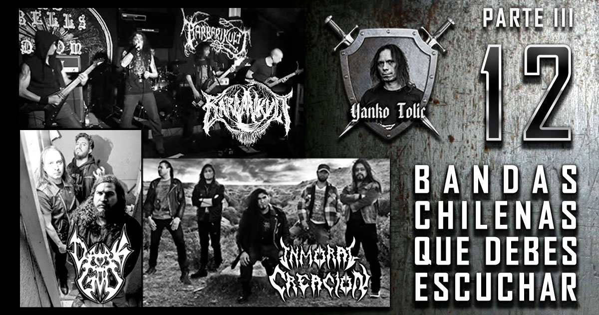 Yanko Tolic | 12 bandas de Metal que hierven Chile y que debes escuchar | Opus III