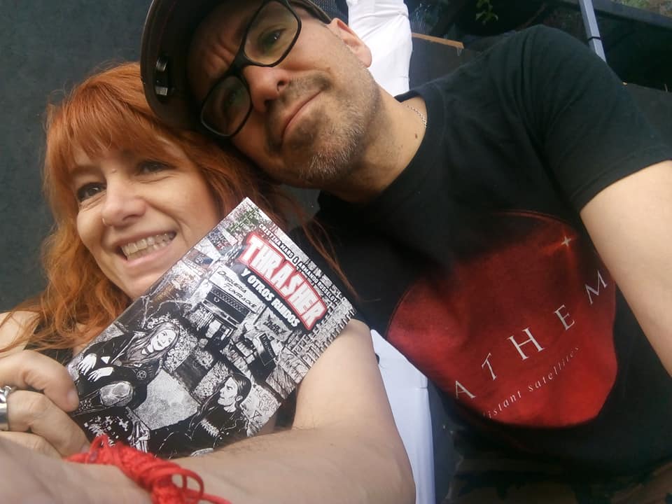 Thrasher y otros ruidos, el libro escrito por Cristina Mars y Armando Rosselot