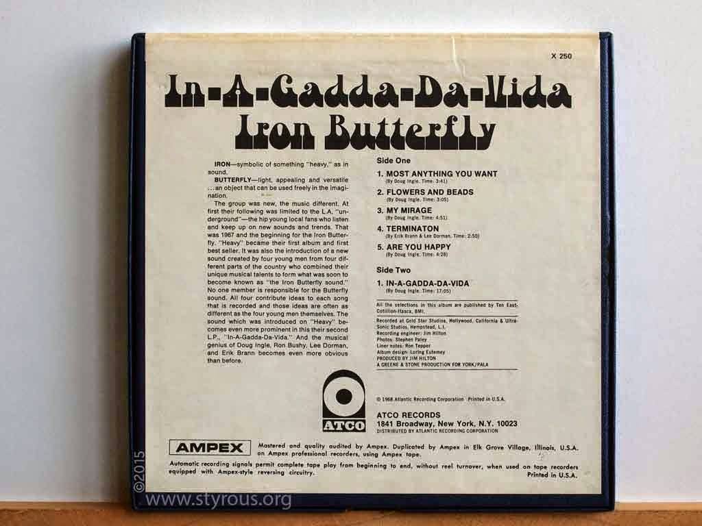 Iron Butterfly  - IN A GADDA DA VIDA